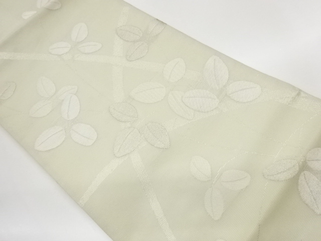 JAPANESE KIMONO / KIMONO FOR SUMMER CURVED LINE / HAGI PATTERN WEAVING